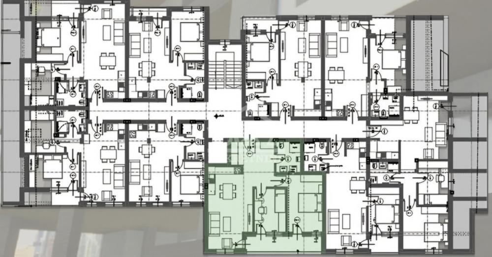 Slika 2 - Dvoiposoban, 70m2, Kragujevac centar Kragujevac, sa terasom, ima lift