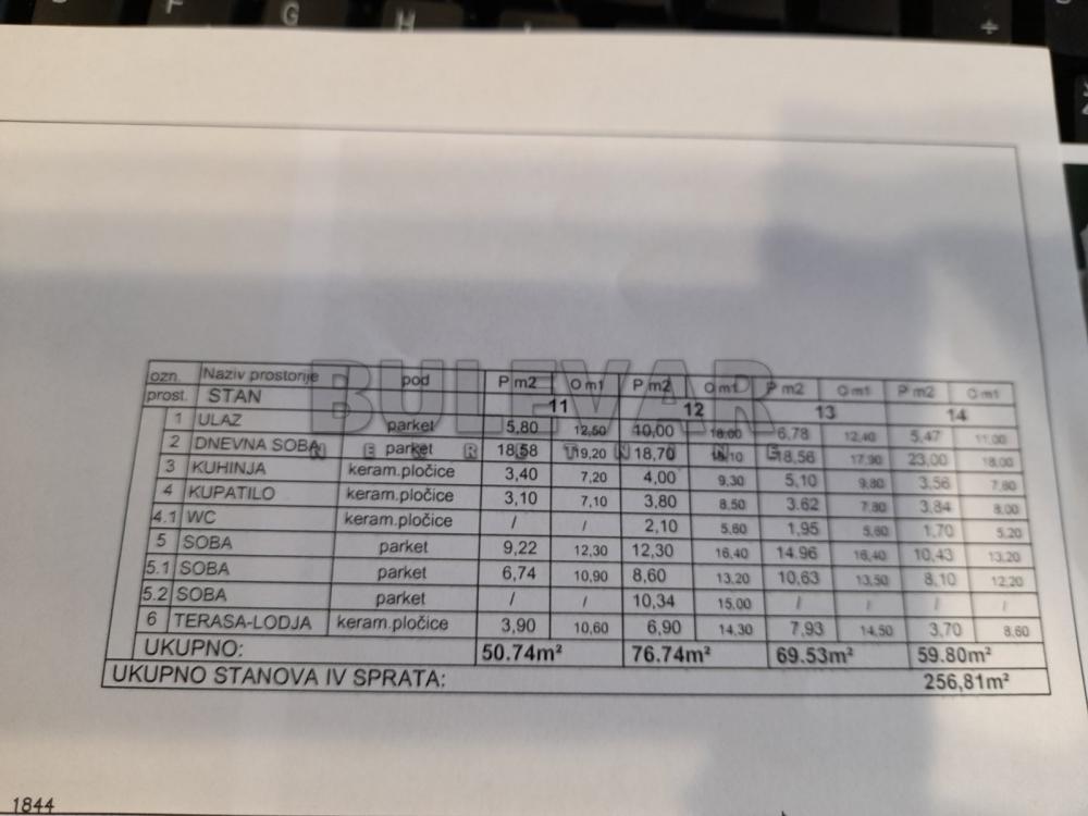 Slika 1 - Trosoban, 70m2, Grada Sirena Kragujevac, sa terasom, ima lift