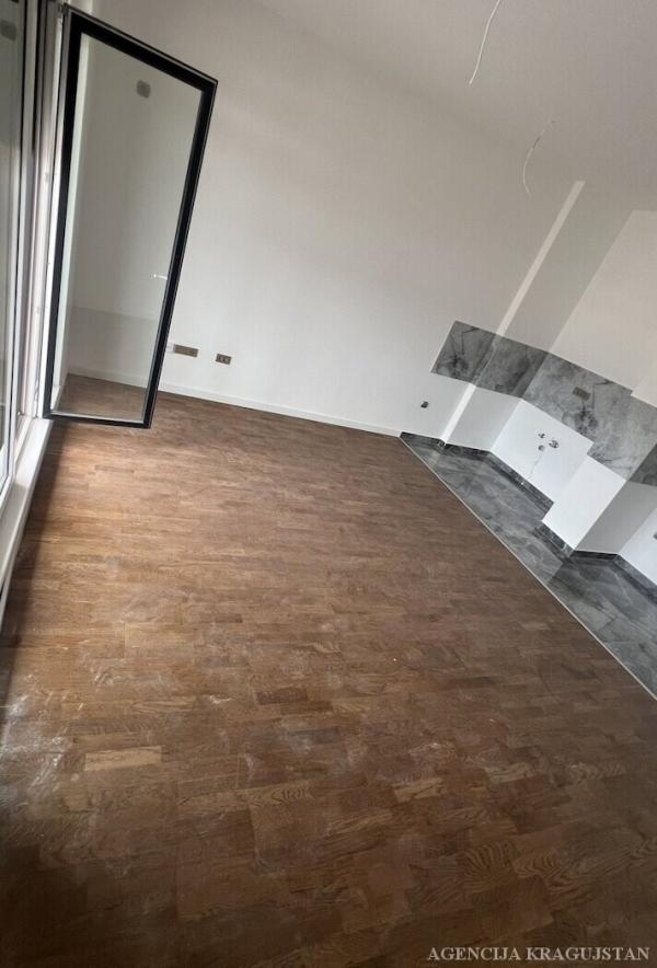 Slika 3 - Jednosoban, 55m2, Bubanj Kragujevac, sa terasom, ima lift