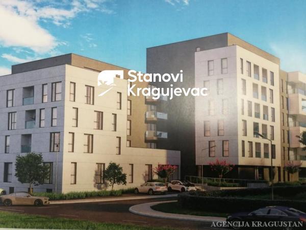 Glavna slika -Jednosoban, 76m2, Aerodrom Kragujevac, sa terasom, ima lift