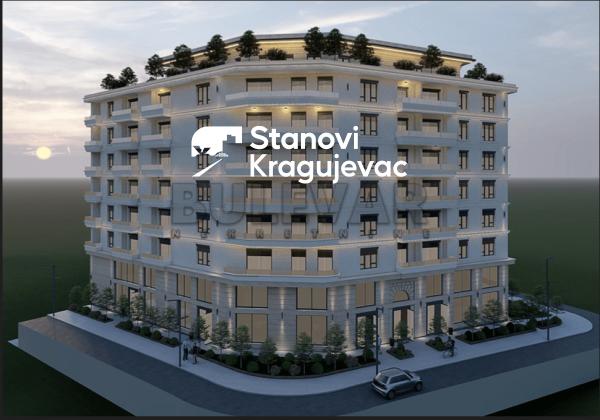 Slika 5 - Troiposoban, 82m2, Zmaj Jovina Kragujevac, sa terasom