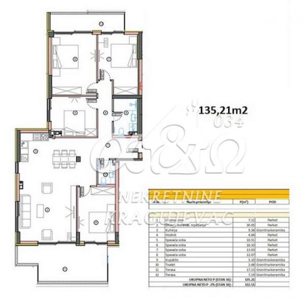Slika 6 - Jednosoban, 38m2, sa terasom, ima lift